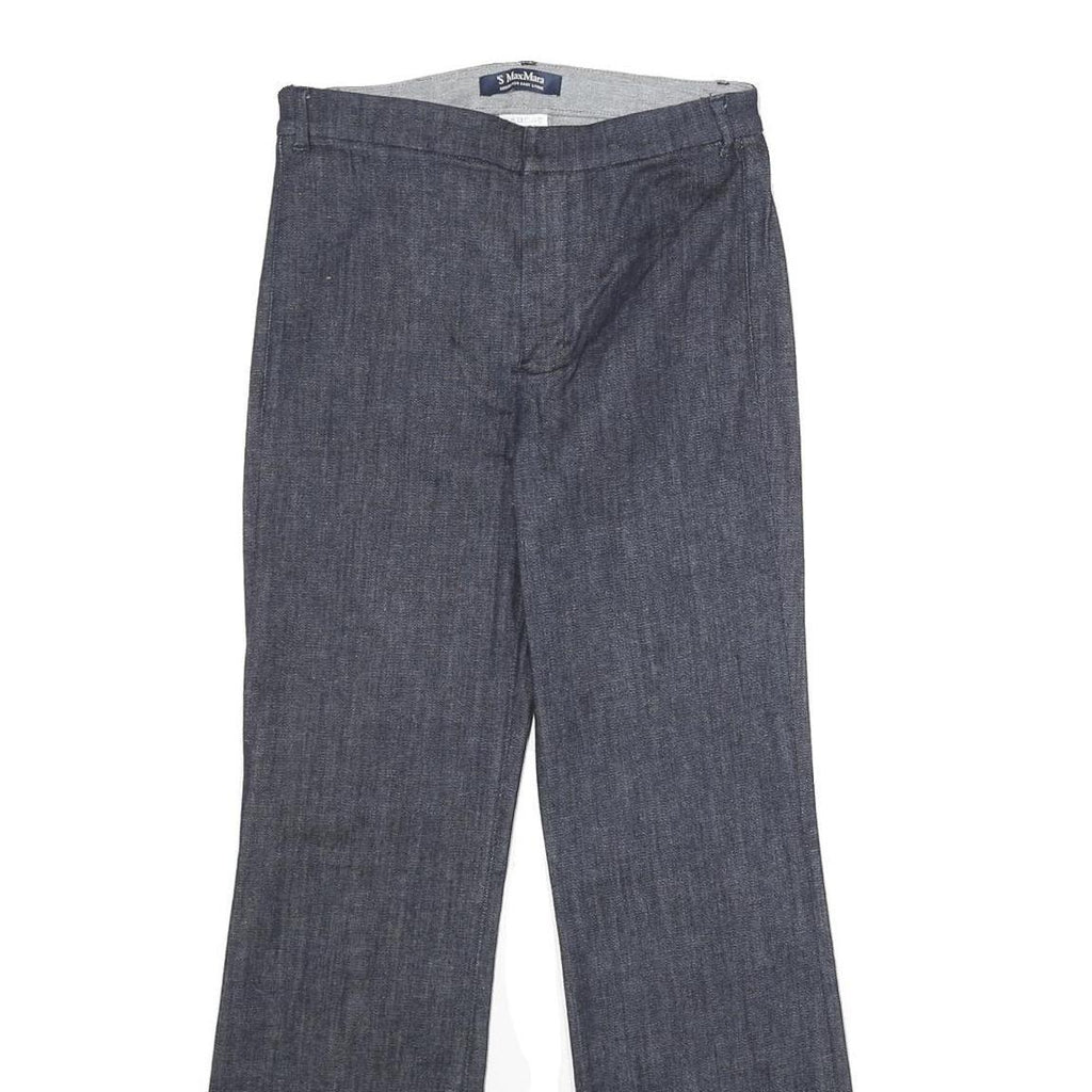 S MAX MARA Womens Jeans Blue Regular Straight Denim W26 L28 Stylish Detail