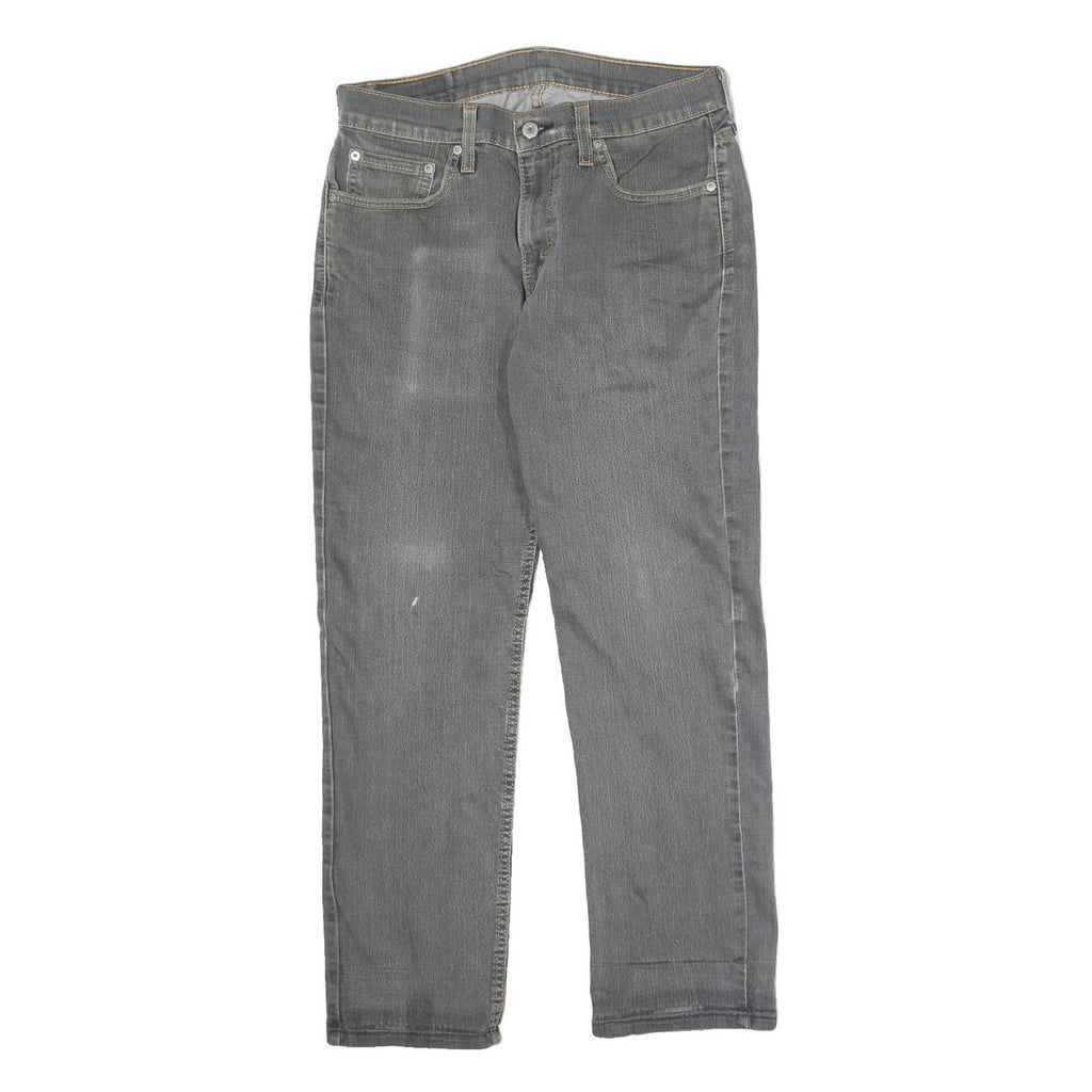 LEVI'S 511 Mens Jeans Grey Regular Skinny Denim Medium W30 L30 Zip Cotton