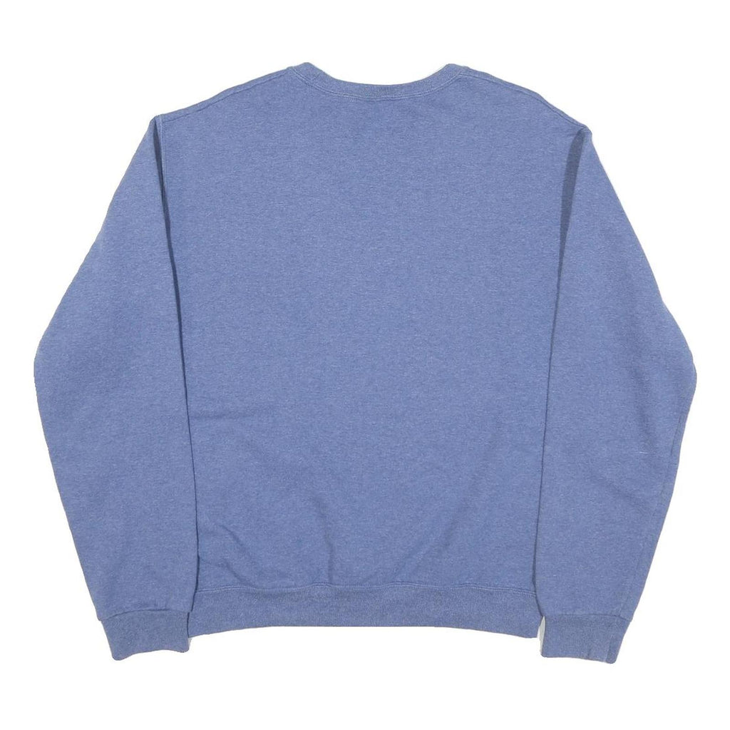 JERZEES Mens Blue Niagara Falls Crew Neck S Cotton Blend Graphic Sweatshirt