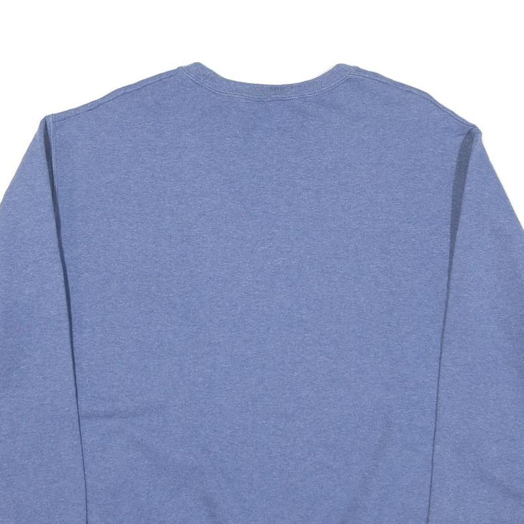 JERZEES Mens Blue Niagara Falls Crew Neck S Cotton Blend Graphic Sweatshirt