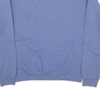 JERZEES Mens Blue Niagara Falls Crew Neck S Cotton Blend Graphic Sweatshirt