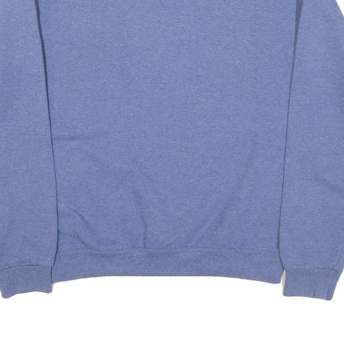 JERZEES Mens Blue Niagara Falls Crew Neck S Cotton Blend Graphic Sweatshirt