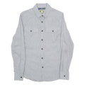 G-STAR Mens Plain Shirt Grey Long Sleeve M