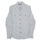 G-STAR Mens Plain Shirt Grey Long Sleeve M