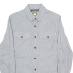 G-STAR Mens Plain Shirt Grey Long Sleeve M