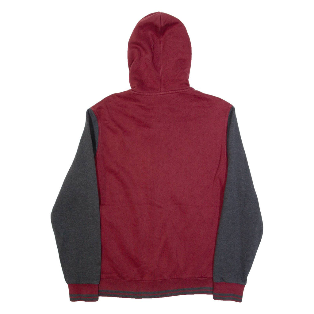 PUMA Mens Varsity Jacket Maroon Hooded M