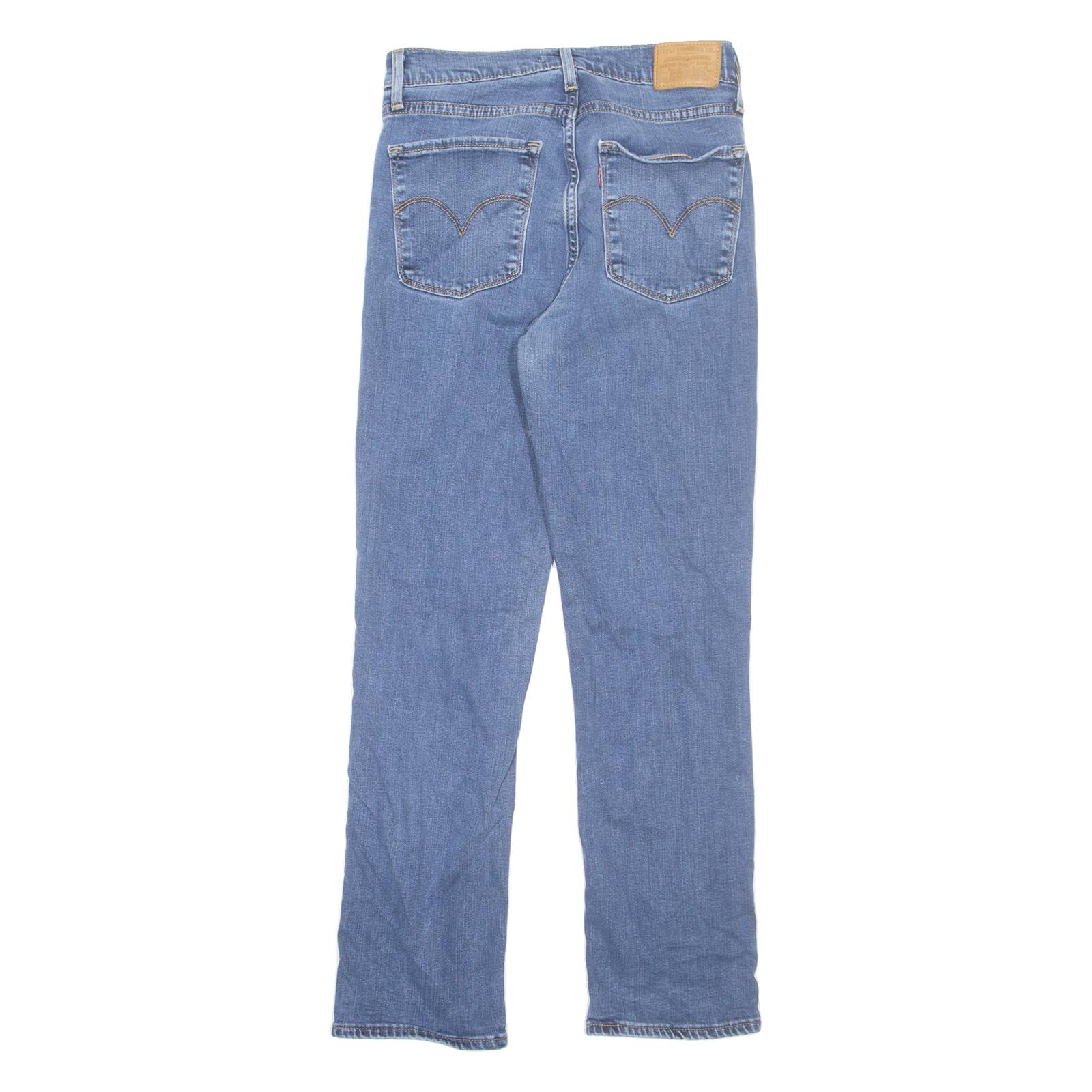 LEVI'S Womens Jeans Blue Regular Straight W26 L26