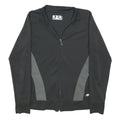 NEW BALANCE Womens Black & Grey Zip Up Polyester Blend Jacket XL Athletic
