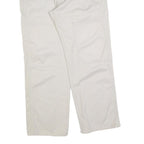 TEDDYS Womens Cotton Blend Beige Regular Straight Trousers W34 L30 Casual