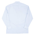 C&A Mens Plain Shirt Blue Long Sleeve M