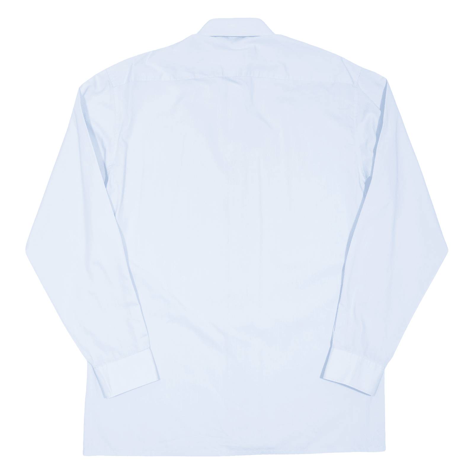 C&A Mens Plain Shirt Blue Long Sleeve M