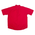 NAUTICA Mens Plain Shirt Red XL