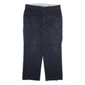 DICKIES Cargo Mens Trousers Black Regular Straight W40 L31