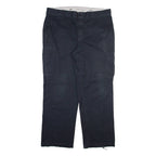 DICKIES Cargo Mens Trousers Black Regular Straight W40 L31