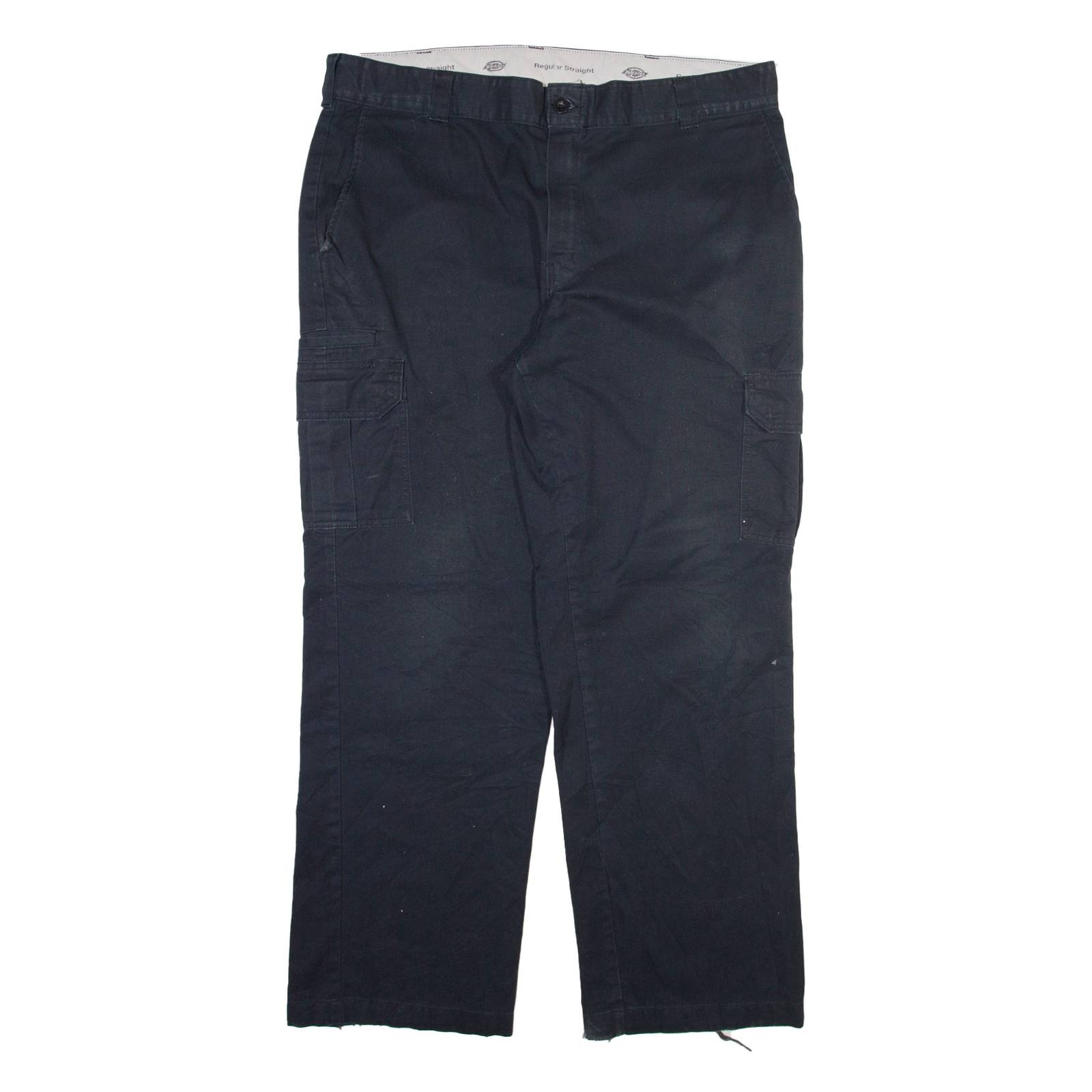 DICKIES Cargo Mens Trousers Black Regular Straight W40 L31