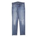 LEVI'S Mens Regular Fit Blue Denim Rinse W32 L34 Slim Leg Jeans