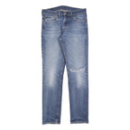 LEVI'S Mens Regular Fit Blue Denim Rinse W32 L34 Slim Leg Jeans