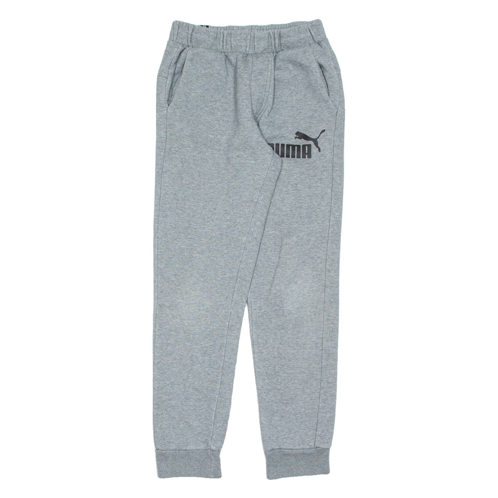 PUMA Mens Joggers Grey Tapered XS W25 L28