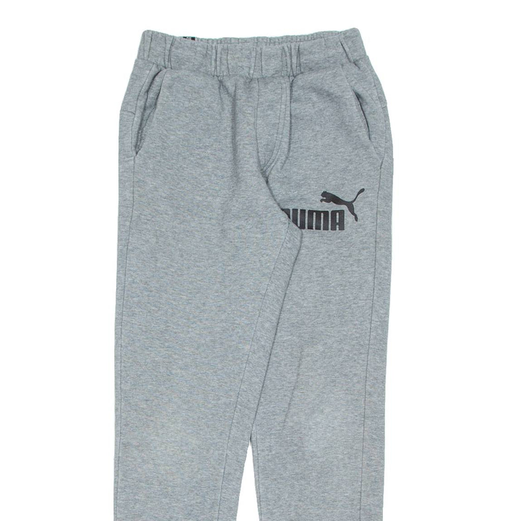 PUMA Mens Joggers Grey Tapered XS W25 L28