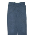 DICKIES Mens Trousers Blue Regular Straight W32 L31