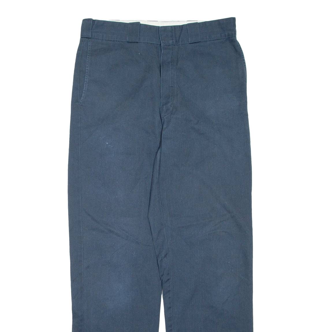 DICKIES Mens Trousers Blue Regular Straight W32 L31