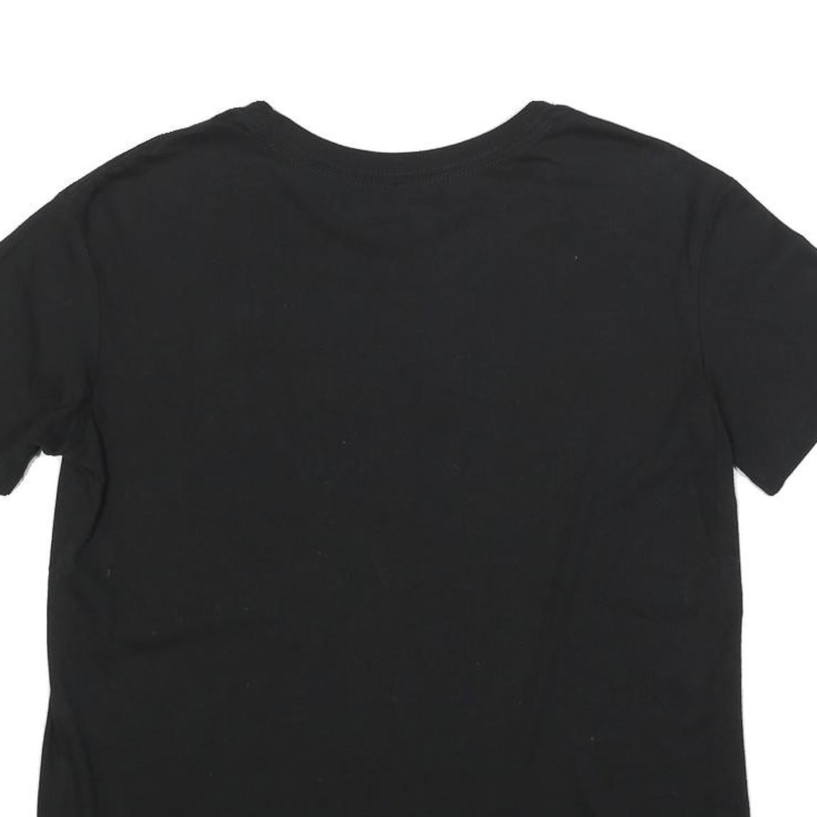 ACDC Womens Black US Tour 76 Graphic T-Shirt M Short Sleeve Crew Neck Rock Band