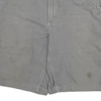 CARHARTT Mens Shorts Grey Casual Cargo Cotton Blend XL W34 Workwear