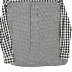 ZARA Womens Black & White Check Printed Shirt Long Sleeve Collared XS