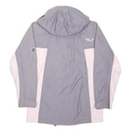 JACK WOLFSKIN Womens Grey & Pale Pink Outdoor Jacket UK 8 Polyamide Hooded Zip