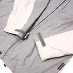 JACK WOLFSKIN Womens Grey & Pale Pink Outdoor Jacket UK 8 Polyamide Hooded Zip