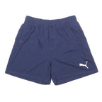 PUMA Mens Shorts Blue Casual S W27 Lightweight Polyester Elastic Waist