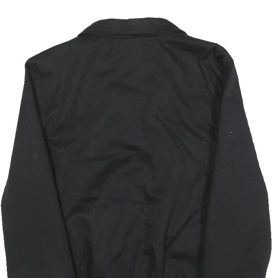 HARRINGTON Mens Black Classic Jacket XS Cotton Blend Zip Plain Casual Outerwear