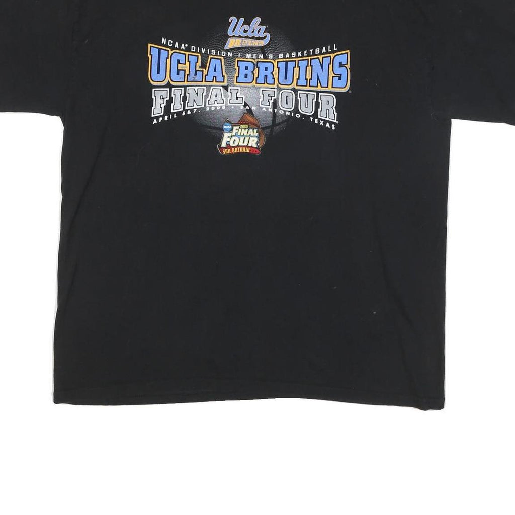 RUSSELL ATHLETIC Mens Black UCLA Bruins Graphic T-Shirt XL Short Sleeve Crew