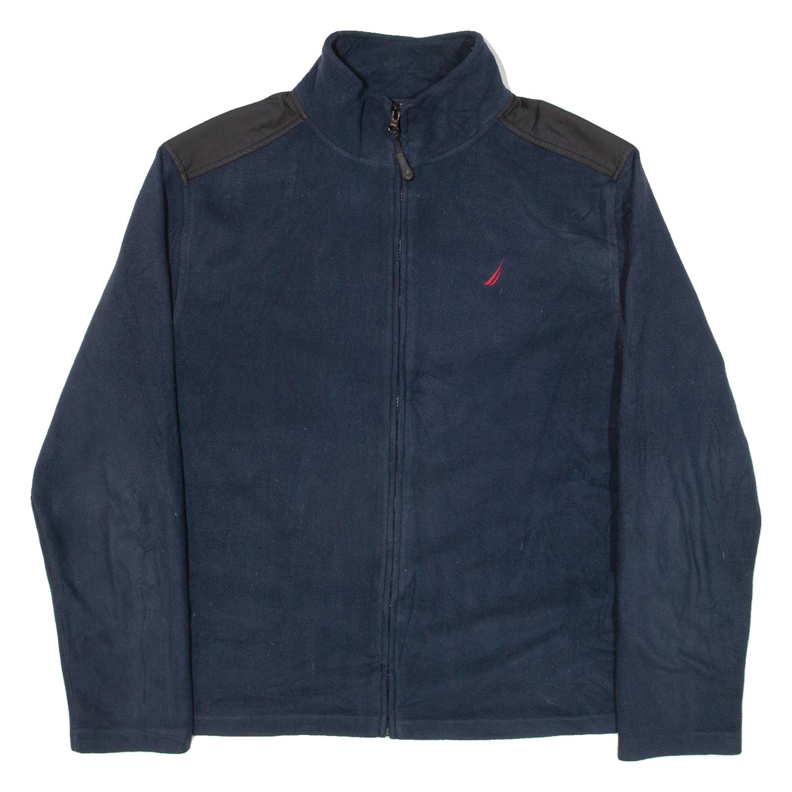 NAUTICA Mens Fleece Jacket Blue M