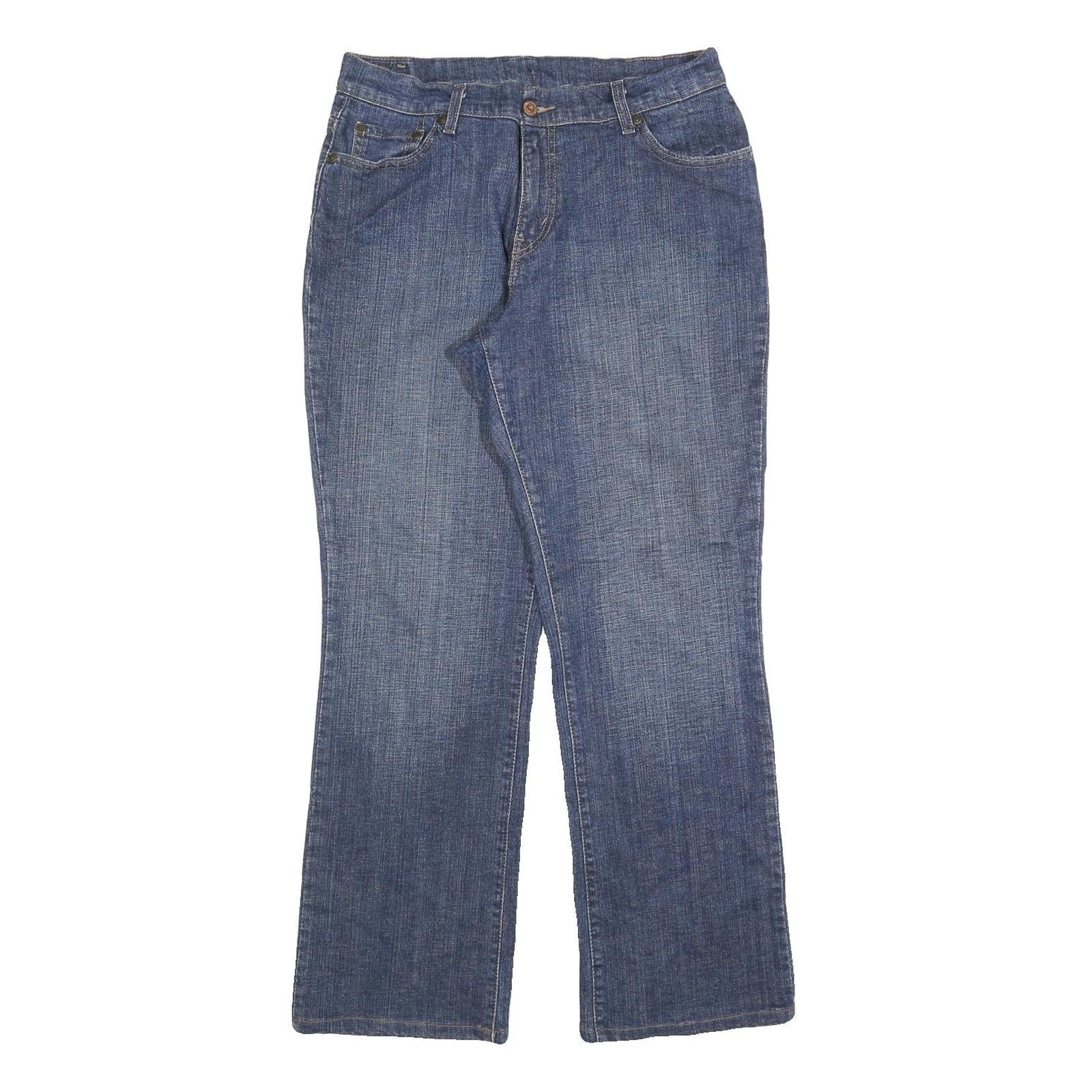 LEVI'S Womens Jeans Blue Regular Straight Denim Medium W30 L30 Classic Fit Zip