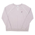 FILA Womens Lilac Sweatshirt XL Crew Neck Cotton Blend Casual Pullover