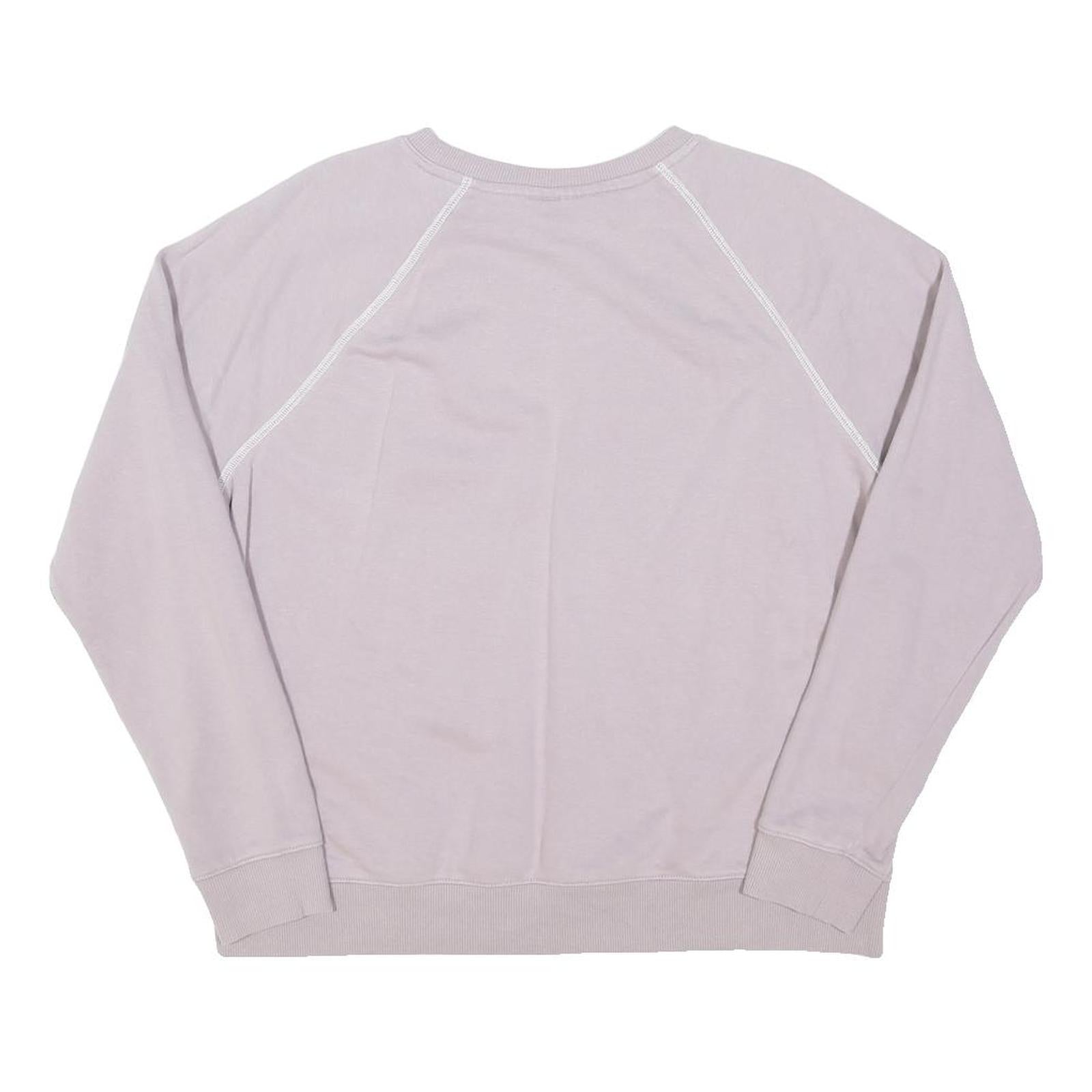FILA Womens Lilac Sweatshirt XL Crew Neck Cotton Blend Casual Pullover