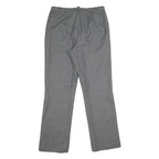 PENDLETON Womens Wool Grey Regular Fit Straight Leg Trousers W32 L31 Smart