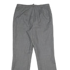 PENDLETON Womens Wool Grey Regular Fit Straight Leg Trousers W32 L31 Smart