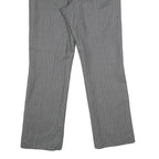 PENDLETON Womens Wool Grey Regular Fit Straight Leg Trousers W32 L31 Smart