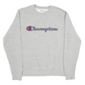 CHAMPION Mens Grey Crew Neck M Cotton Blend Pullover Sweatshirt