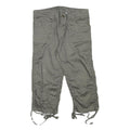 CREST Womens Shorts Grey Cargo Casual M W28 Cotton Blend Drawstring