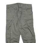 CREST Womens Shorts Grey Cargo Casual M W28 Cotton Blend Drawstring