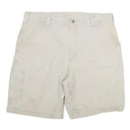 CARHARTT Mens Shorts Beige Casual 2XL W38 Cotton Blend Durable Workwear