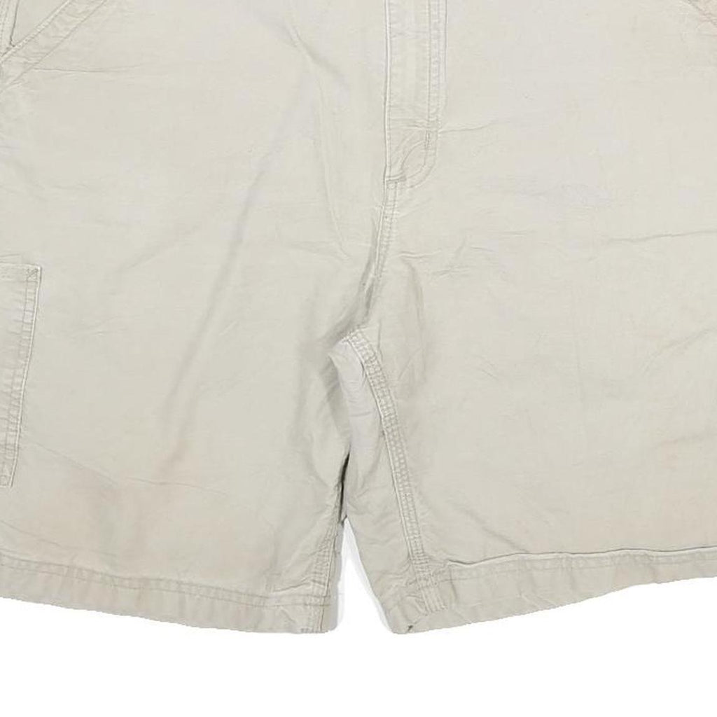 CARHARTT Mens Shorts Beige Casual 2XL W38 Cotton Blend Durable Workwear