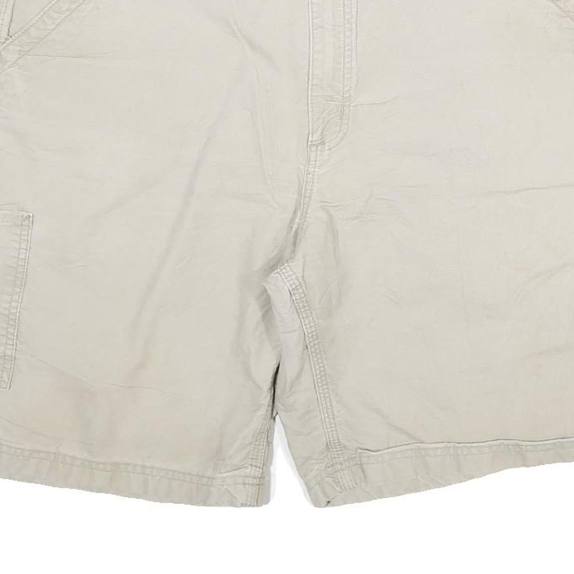 CARHARTT Mens Shorts Beige Casual 2XL W38 Cotton Blend Durable Workwear