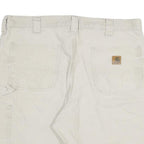 CARHARTT Mens Shorts Beige Casual 2XL W38 Cotton Blend Durable Workwear