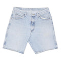 WRANGLER Mens Shorts Blue Casual Denim L W34 Cotton Blend Summer Wear