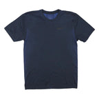 NIKE Mens Blue & Navy Graphic T-Shirt M Short Sleeve Crew Neck Sports Activewear