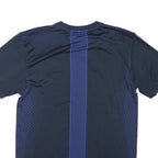 NIKE Mens Blue & Navy Graphic T-Shirt M Short Sleeve Crew Neck Sports Activewear